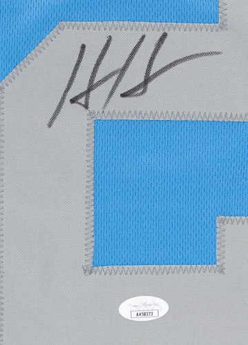 HENDON HOOKER Autographed DETROIT LIONS Custom Blue Game-cut Jersey - JSA - Picture 4 of 6