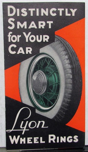 1930s Lyon Wheel Rings Installation Pricing Features Sales Brochure