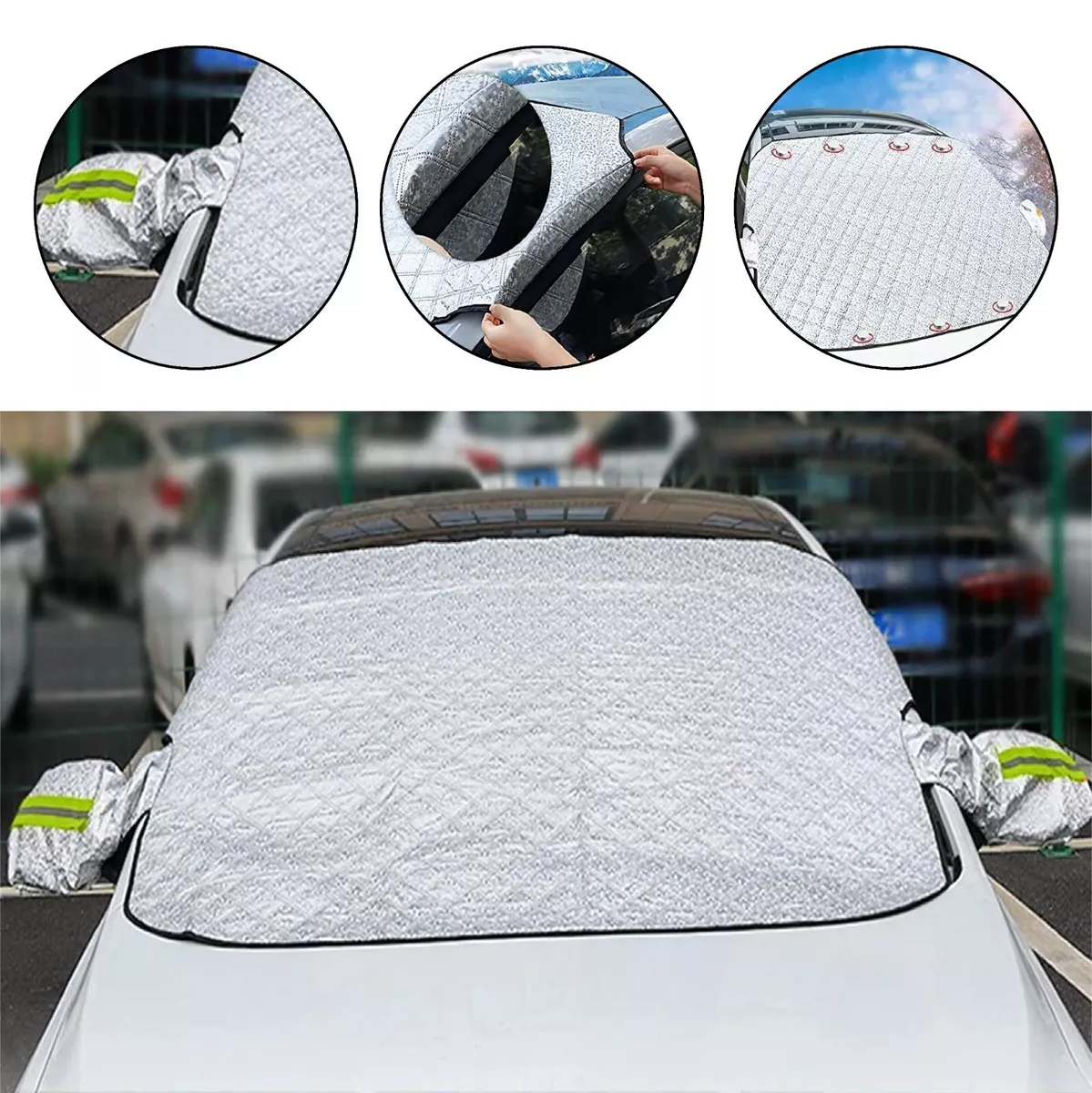 Premium Windshield Snow Cover/Sunshade  Windshield cover, Windshield, Car  windshield cover