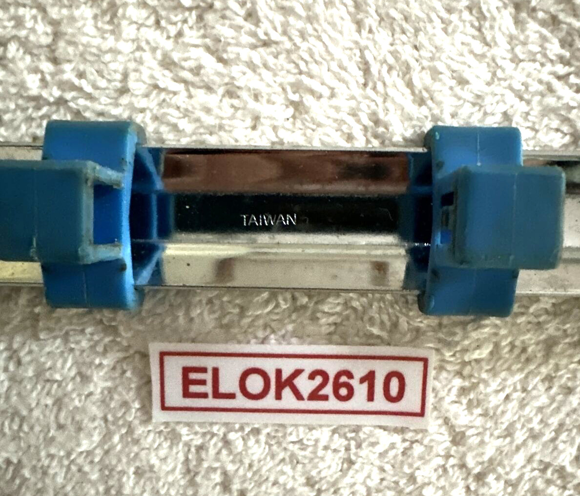 Pro-Grade 11919 Socket Rail Rack Metal 12 Clips Size 1/2" USA Plastic Grip