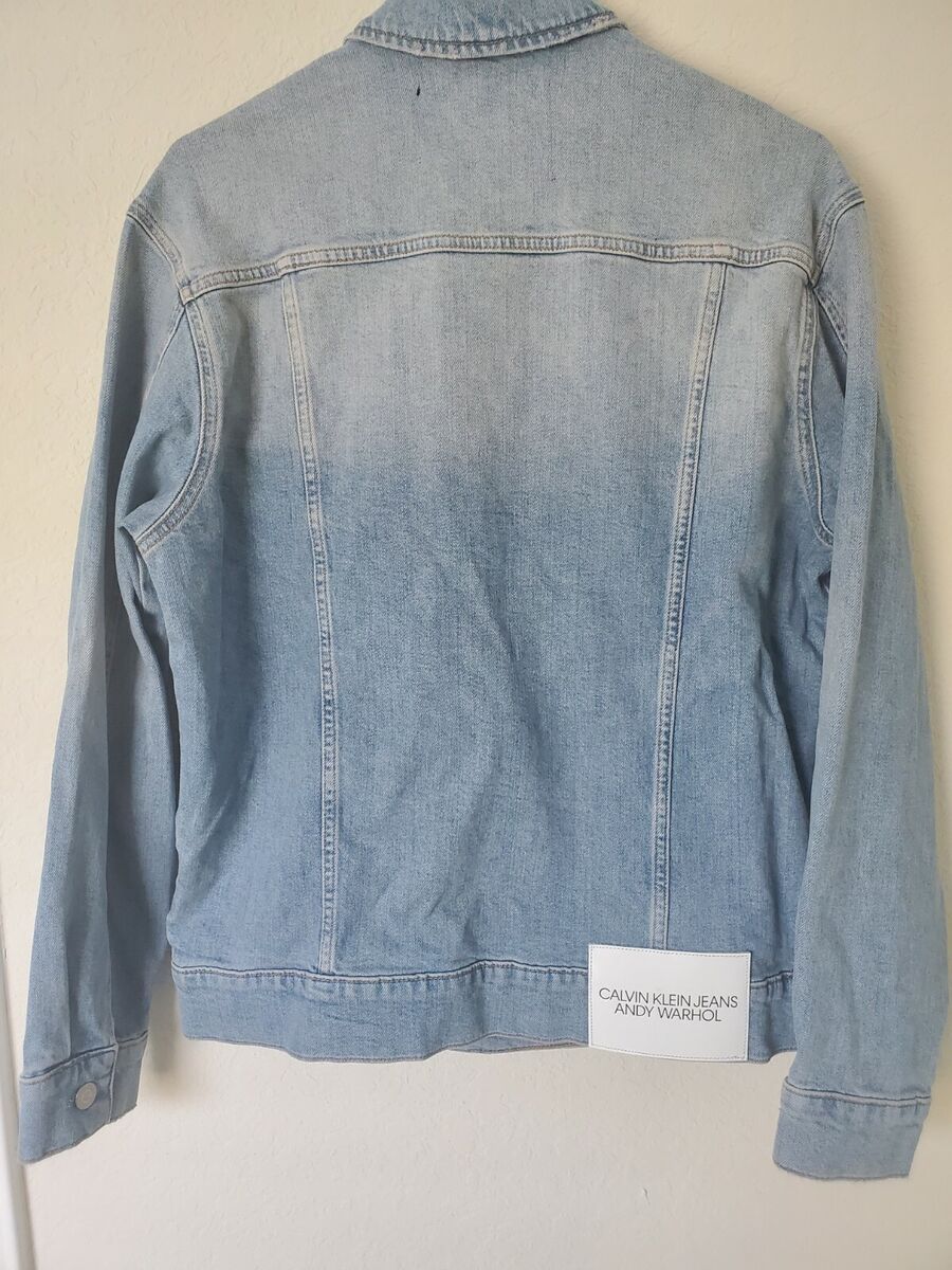 Calvin Klein x Andy Warhol Blue Denim Rodeo Jacket Size Calvin Klein x Andy Warhol Blue Denim Rodeo Jacket Size