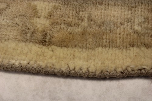 8'0" x 8'0" ft. Oushak Hand Knotted Oriental Wool Traditional Turkish Round Rug - Picture 8 of 9