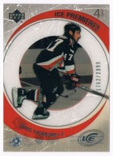 2005-06 UPPER DECK ICE CHRIS THORBURN ROOKIE 1762/2999 BUFFALO SABRES #222