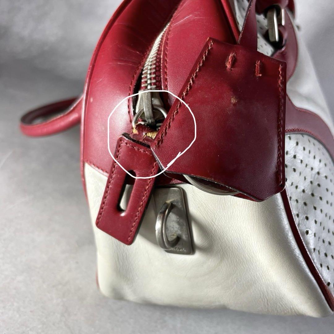 ボウリング用バッグ SS2000 PRADA LEATHER HAND BAG Prada bowling bag 2000