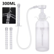 300ml Anal Vaginal Bulb Douche Colonic Irrigation Rubber Enema Bag Cleaner Kit