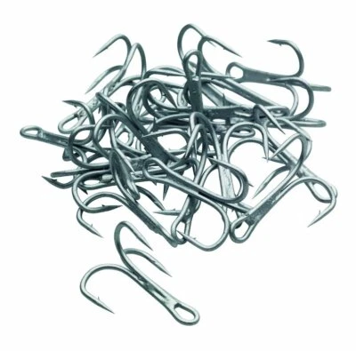 Kinetic Treble Sea Hook 3X starker Meeresdrilling 1/0- 0/0 Perma Steel Drilling - Bild 1 von 2