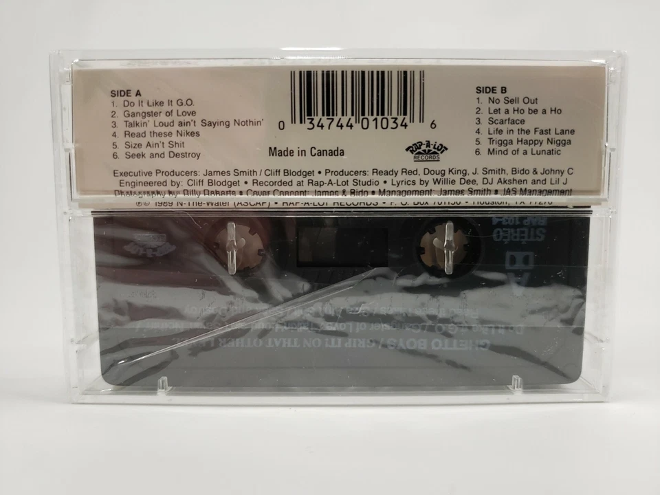 Ghetto Boys Grip It On That Other Level cassette tape Rap A Lot 1989 OG - N.O.S. - Image 2 of 4