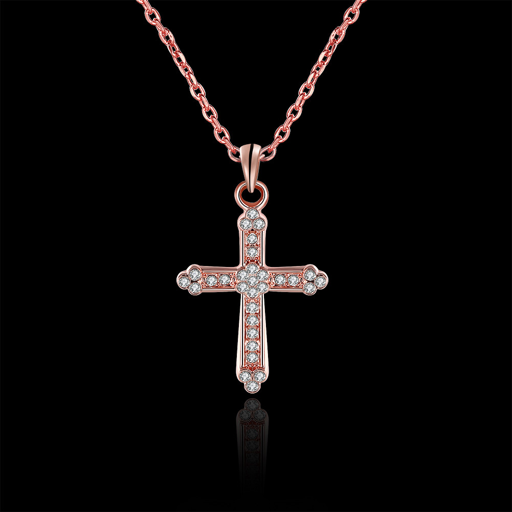 Rose Crystal Necklace (Size - 20) With Lobster Clasp In Sterling Silver - Foto 10