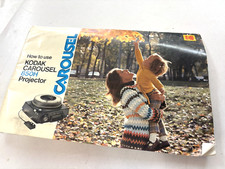 Kodak Carousel Slide Projector 850H - ORIGINAL OWNERS MANUAL