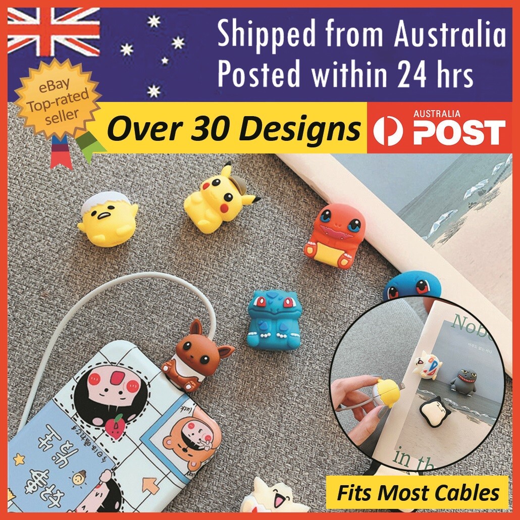 Animal Cable Cover Muncher Protector USB Charger Pokemon Android
