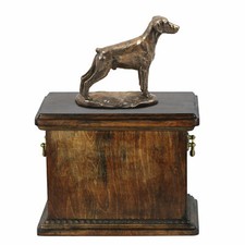 Doberman, dog urn made of cold cast bronze, ArtDog, CA - kind1