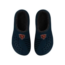 FOCO NFL Men's Chicago Bears Sherpa Lined Big Logo Clogs