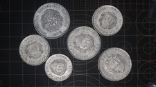 LOT 6 Coins Romania Socialist Era #