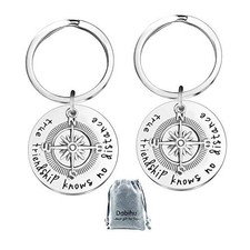 2 pcs Best Friend Keychains Friendship Jewelry Keychain for Christmas, Wedding