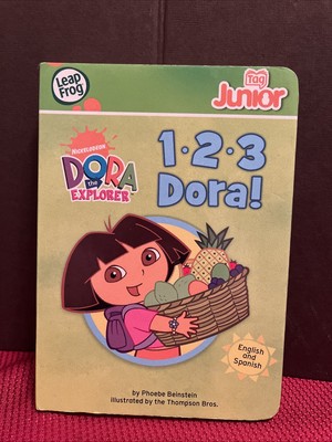 Tag Junior  1 2 3 Dora  Leap Frog Leapreader Board Book Dora The Explorer