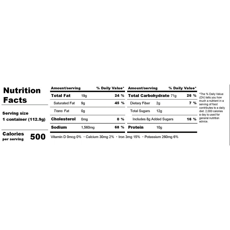 Yakisoba Teriyaki Chicken Noodles Instant Meal 3.98oz Quick Snack Ready to Cook