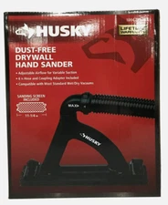Husky Dust-Free Drywall Hand Sander 1004215367 Universal Sander for Wet/Dry Vacs