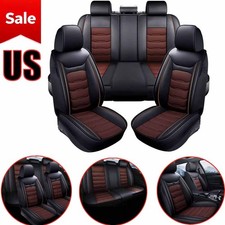 For Ford Mustang Full Set Seat Cover Pu Leather Protector 5-seats Cushion Pad