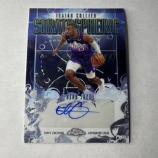 2025-26 Topps Chrome Stratospheric Signatures #SM-IC Isaiah Collier Autograph