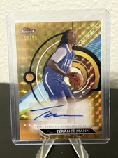 2023-24 Topps Finest - Finest Autographs Terance Mann  Gold Refractor /50  
