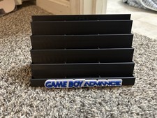 Gameboy Advance Cartridge Display Stand - Customizable Holds Up To 15 Games