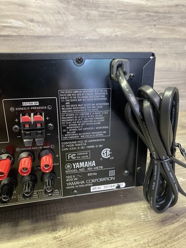 Yamaha RX-V679 7.2 Bundle Network AV Receiver w/Remote, 2 Antennas EUC - Picture 12 of 15
