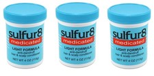 BL Sulfur8 Anti-Dandruff Hair  Scalp Conditioner Light 4oz X 3 Packs