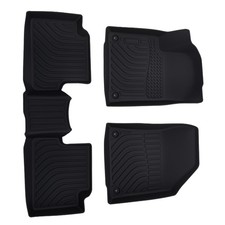 Car Carpet Floor Mats For Jeep Cherokee 2015-2023 Tpe Black Waterproof Anti-slip