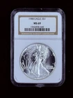 1988 American Silver Eagle 1oz ☆ MS69 NGC Brown Label ☆