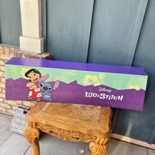 Disney Lilo and Stitch Cardboard Advertising Cutout Store Display 47.5” x 13.5”