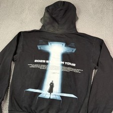 The Weeknd 2025 After Hours Til Dawn Tour Hoodie M Black Faded Concert Merch