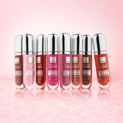 Avon Make-up + Care Peptide Serum Lipgloss - Plump & Hydrate, LSF20, Vitamin E
