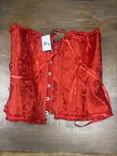 Lace Up Red Corset 3XL New With Tags