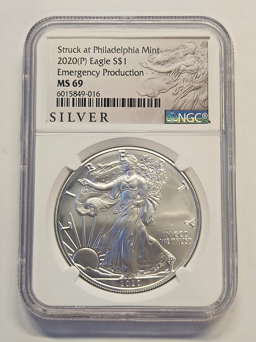 American Eagle MS 69 Graded 2020 Silver Bullion Coins for sale | eBay