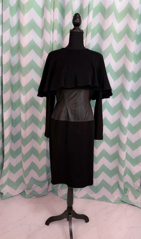 Vtg 80s Glam Rock Power Shoulders Dress Shoulder Pads Snakeskin Epaulets - Image 2 of 4