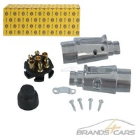 Hella METALL-STECKER AnhÄNgerstecker PKW Trailer 7-POLIG
