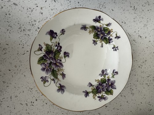 "4 cuencos con borde Paragon de 8"" Su Majestad cita San Valentín porcelana de hueso fino" - Imagen 1 de 5