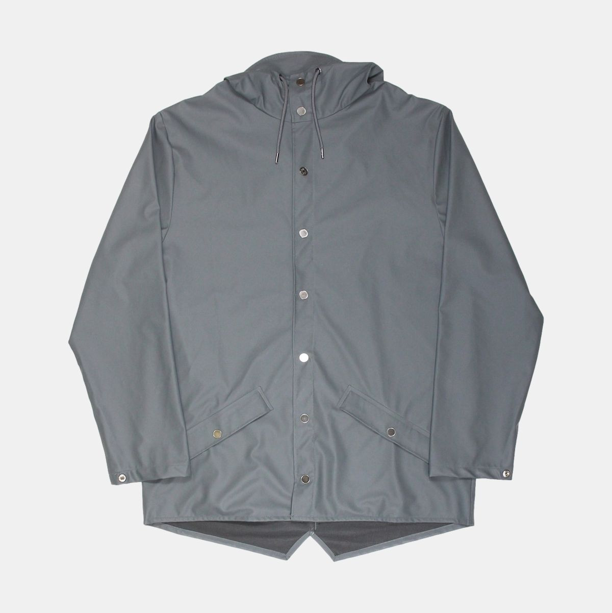Rains Jacket / Size M / Mid-Length / Mens / Grey / Polyurethane
