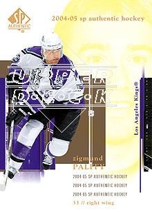 2004 SP Authentic Zigmund Palffy #43 card