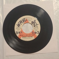 Bobby Vinton - For He's A Jolly Good Fellow/ Sweet Maria Epic Promo 45 Record EX