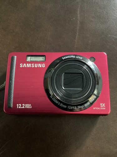 SAMSUNG PL70 RED 12MP Digital Compact Camera Mint- Boxed Superb - Picture 4 of 8
