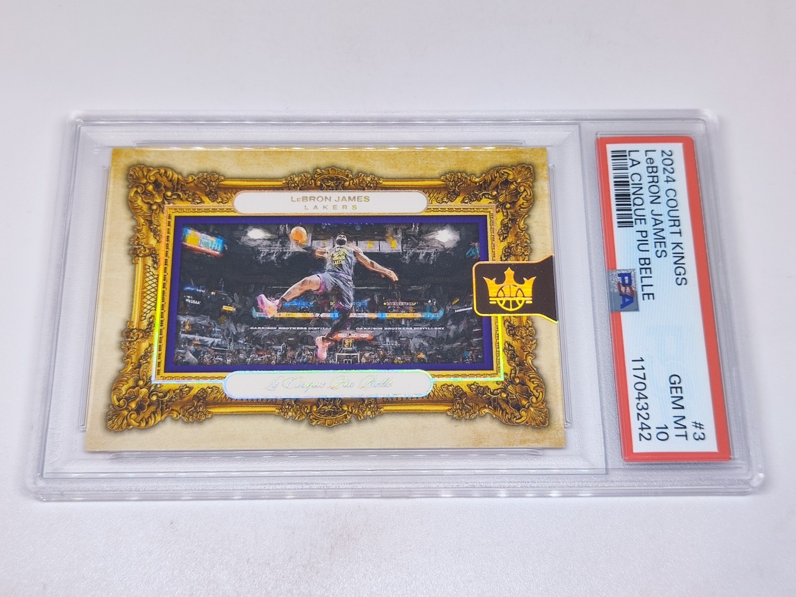 2024-25 Panini Court Kings La Cinque Piu Belle #3 LeBRON JAMES PSA 10!! view 1