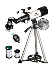 Gskyer Telescope, 70mm Aperture 400mm AZ Mount Astronomical Refracting Telesc...