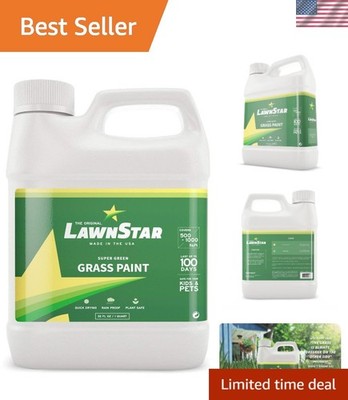 Grass Paint Concentrate 500-1,000 sq ft - for Dormant, Patchy or Faded Lawn -...