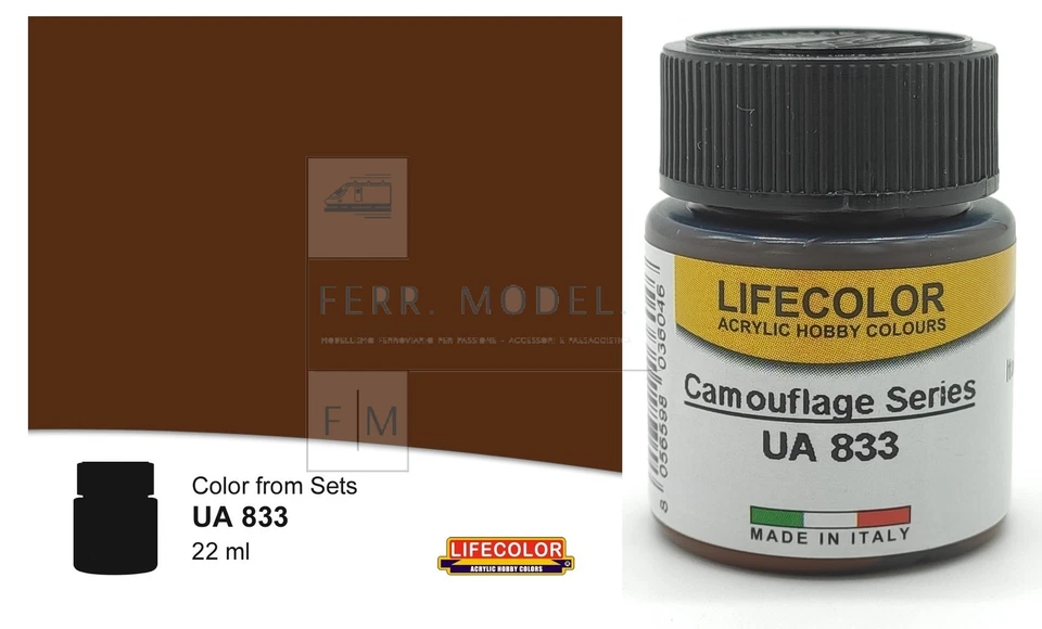 Lifecolor UA833 - Castano FS, colore acrilico 22ml.