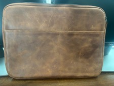 14 Inch Leather Laptop Sleeve