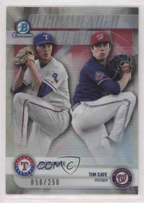 2018 Bowman Draft Recommended Viewing Refractor 56/250 Tim Cate Owen White y8h