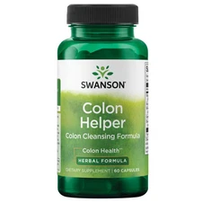 Swanson Colon Helper - Digestive Health, Vervain, Goldenseal Root (60 Capsules)