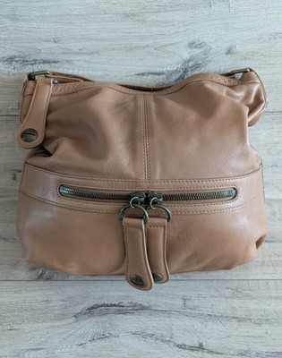 良品✨GERARD DAREL ハンドバッグ レザー ブラウン 大容量 Gérard Darel Midday Midnight 36h Brown Leather Hobo Bag Large Made
