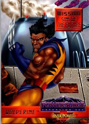 1995 Marvel Over Power Power Surge Wolverine 5 of 7 Played See Scan